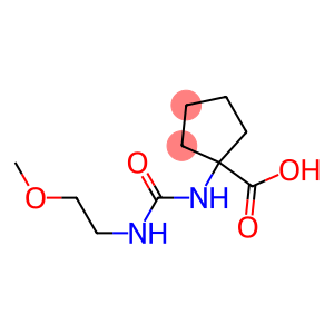 1-{[(2-methoxyethyl)carbamoyl]amino}cyclopentane-1-carboxylic acid