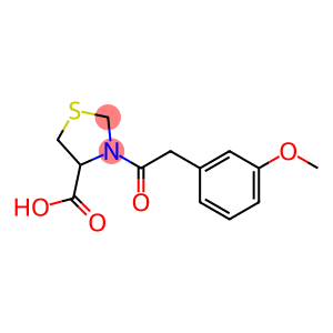 3-[(3-methoxyphenyl)acetyl]-1,3-thiazolidine-4-carboxylic acid