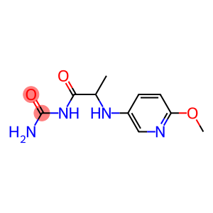 {2-[(6-methoxypyridin-3-yl)amino]propanoyl}urea