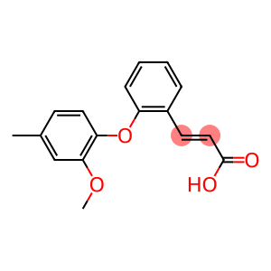 3-[2-(2-methoxy-4-methylphenoxy)phenyl]prop-2-enoic acid