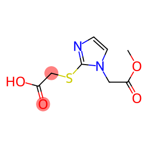 2-{[1-(2-methoxy-2-oxoethyl)-1H-imidazol-2-yl]sulfanyl}acetic acid