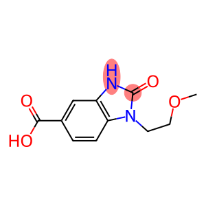 1-(2-methoxyethyl)-2-oxo-2,3-dihydro-1H-1,3-benzodiazole-5-carboxylic acid