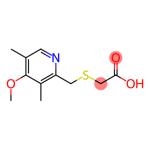 2-{[(4-methoxy-3,5-dimethylpyridin-2-yl)methyl]sulfanyl}acetic acid