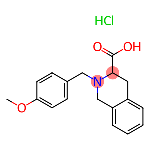 2-(4-METHOXY-BENZYL)-1,2,3,4-TETRAHYDRO-ISOQUINOLINE-3-CARBOXYLIC ACID HYDROCHLORIDE