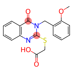 [[3-(2-METHOXYBENZYL)-4-OXO-3,4-DIHYDROQUINAZOLIN-2-YL]THIO]ACETIC ACID