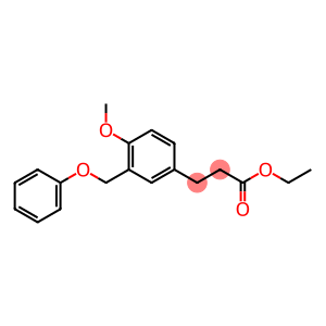 3-(4-METHOXY-3-PHENOXYMETHYL-PHENYL)-PROPIONIC ACID ETHYL ESTER