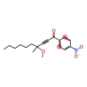 4-METHOXY-4-METHYL-1-(4-NITRO-PHENYL)-DEC-2-YN-1-ONE