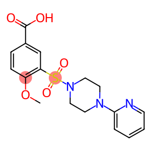 4-METHOXY-3-(4-PYRIDIN-2-YL-PIPERAZINE-1-SULFONYL)-BENZOIC ACID