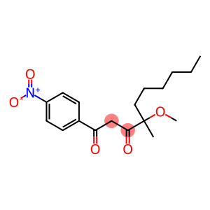 4-METHOXY-4-METHYL-1-(4-NITRO-PHENYL)-DECANE-1,3-DIONE