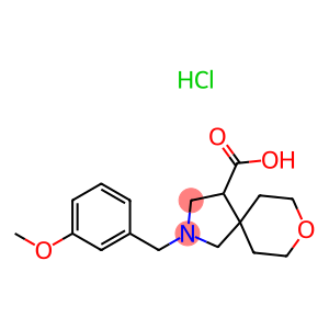 2-(3-METHOXY-BENZYL)-8-OXA-2-AZA-SPIRO[4.5]DECANE-4-CARBOXYLIC ACID HYDROCHLORIDE