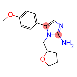 5-(4-METHOXY-PHENYL)-1-(TETRAHYDRO-FURAN-2-YL-METHYL)-1H-IMIDAZOL-2-YLAMINE