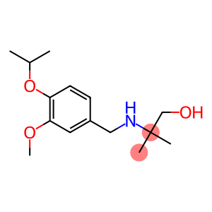 2-({[3-methoxy-4-(propan-2-yloxy)phenyl]methyl}amino)-2-methylpropan-1-ol