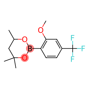 2-(2-Methoxy-4-(trifluoromethyl)phenyl)-4,4,6-trimethyl-1,3,2-dioxaborinane