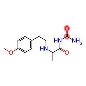 (2-{[2-(4-methoxyphenyl)ethyl]amino}propanoyl)urea