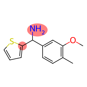 (3-methoxy-4-methylphenyl)(thiophen-2-yl)methanamine