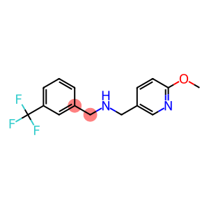 [(6-methoxypyridin-3-yl)methyl]({[3-(trifluoromethyl)phenyl]methyl})amine