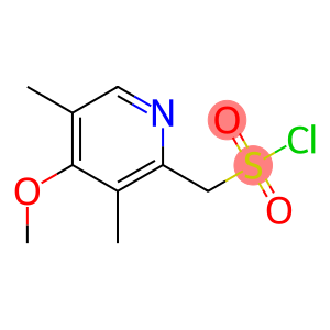 (4-methoxy-3,5-dimethylpyridin-2-yl)methanesulfonyl chloride