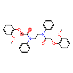 2-(2-methoxyphenoxy)-N-(2-{[2-(2-methoxyphenoxy)acetyl]anilino}ethyl)-N-phenylacetamide