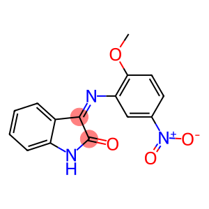 3-[(2-methoxy-5-nitrophenyl)imino]-1H-indol-2-one