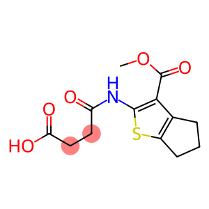 4-{[3-(methoxycarbonyl)-5,6-dihydro-4H-cyclopenta[b]thiophen-2-yl]amino}-4-oxobutanoic acid