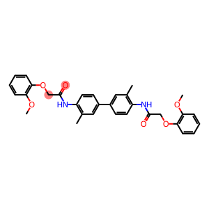 2-(2-methoxyphenoxy)-N-(4'-{[2-(2-methoxyphenoxy)acetyl]amino}-3,3'-dimethyl[1,1'-biphenyl]-4-yl)acetamide