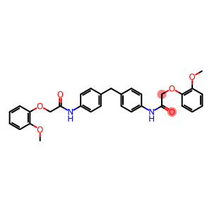 2-(2-methoxyphenoxy)-N-[4-(4-{[2-(2-methoxyphenoxy)acetyl]amino}benzyl)phenyl]acetamide