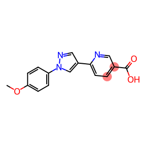 6-[1-(4-METHOXYPHENYL)-1H-PYRAZOL-4-YL]NICOTINIC ACID