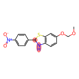 6-METHOXYMETHOXY-2-(4-NITRO-PHENYL)-2,3-DIHYDRO-BENZOTHIAZOLE