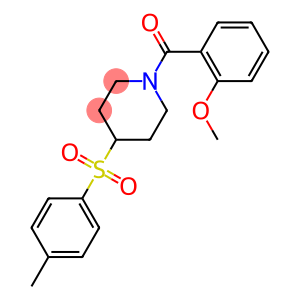 1-(2-METHOXYBENZOYL)-4-[(4-METHYLPHENYL)SULFONYL]PIPERIDINE