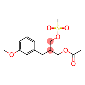 2-[(3-Methoxyphenyl)Methyl]-1,3-propanediol Acetate 3-Methanesulfonate