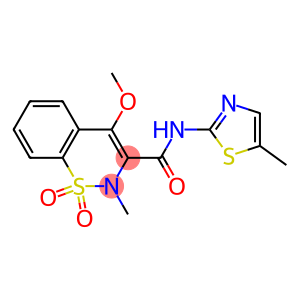 4-Methoxy-2-Methyl-N-(5-Methyl-2-thiazolyl)-2H-1,2-benzothiazine-3-carboxaMide 1,1-Dioxide