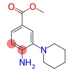 4-(Methoxycarbonyl)-2-(piperidin-1-yl)aniline, 1-[2-Amino-5-(methoxycarbonyl)phenyl]piperidine