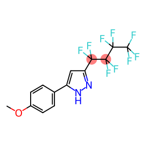 5-(4-Methoxyphenyl)-3-perfluorobutyl-1H-pyrazole