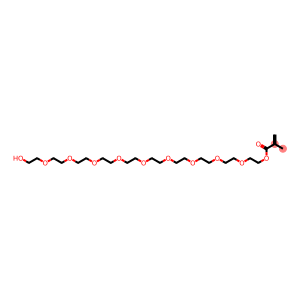 Methacrylic acid 29-hydroxy-3,6,9,12,15,18,21,24,27-nonaoxanonacosane-1-yl ester