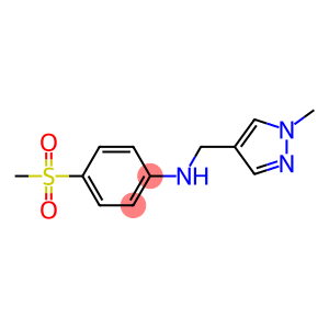 4-methanesulfonyl-N-[(1-methyl-1H-pyrazol-4-yl)methyl]aniline