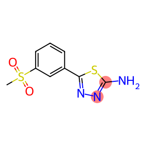 5-(3-methanesulfonylphenyl)-1,3,4-thiadiazol-2-amine