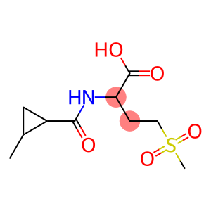 4-methanesulfonyl-2-[(2-methylcyclopropyl)formamido]butanoic acid