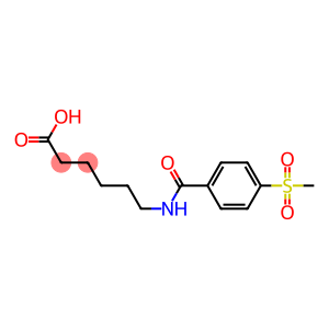 6-[(4-methanesulfonylphenyl)formamido]hexanoic acid