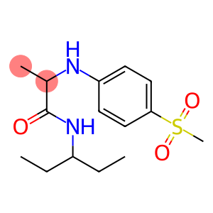 2-[(4-methanesulfonylphenyl)amino]-N-(pentan-3-yl)propanamide