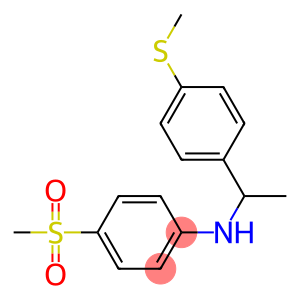 4-methanesulfonyl-N-{1-[4-(methylsulfanyl)phenyl]ethyl}aniline