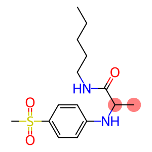 2-[(4-methanesulfonylphenyl)amino]-N-pentylpropanamide