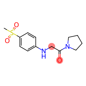 2-[(4-methanesulfonylphenyl)amino]-1-(pyrrolidin-1-yl)ethan-1-one