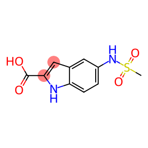 5-METHANESULFONYLAMINO INDOLE-2-CARBOXYLIC ACID