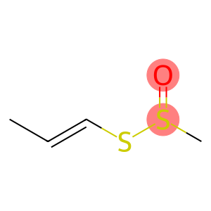 methanesulfinothioic acid S-1-propenyl ester