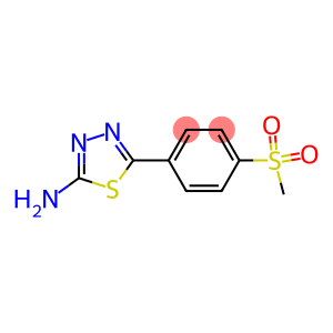 5-(4-METHANESULFONYL-PHENYL)-[1,3,4] THIADIAZOL-2-YLAMINE