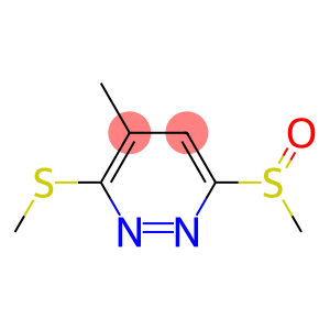 6-METHANESULFINYL-4-METHYL-3-METHYLSULFANYL-PYRIDAZINE