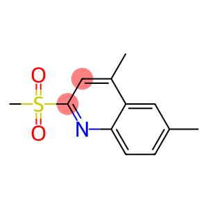 2-METHANESULFONYL-4,6-DIMETHYL-QUINOLINE