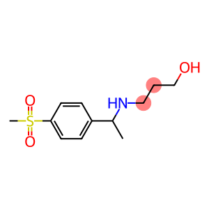 3-{[1-(4-methanesulfonylphenyl)ethyl]amino}propan-1-ol