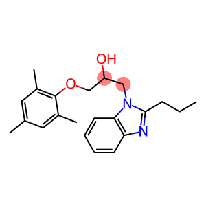 1-(mesityloxy)-3-(2-propyl-1H-benzimidazol-1-yl)-2-propanol