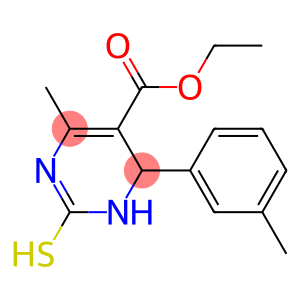 2-MERCAPTO-4-METHYL-6-M-TOLYL-1,6-DIHYDRO-PYRIMIDINE-5-CARBOXYLIC ACID ETHYL ESTER